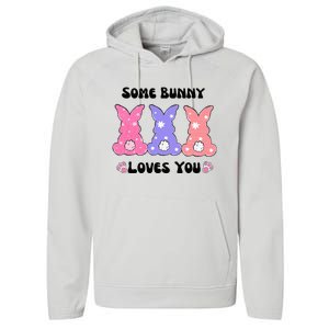 Some Bunny Love You Easter Easter Performance Fleece Hoodie