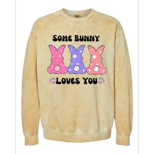 Some Bunny Love You Easter Easter Colorblast Crewneck Sweatshirt