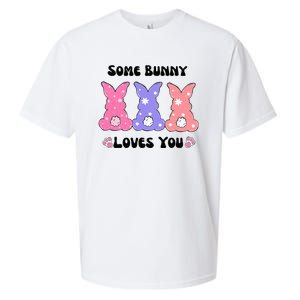 Some Bunny Love You Easter Easter Sueded Cloud Jersey T-Shirt