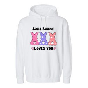 Some Bunny Love You Easter Easter Garment-Dyed Fleece Hoodie