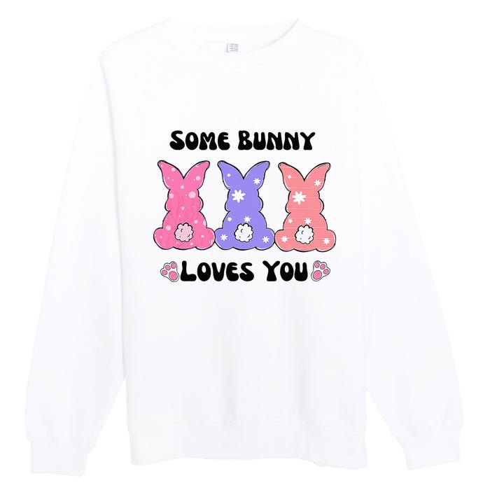 Some Bunny Love You Easter Easter Premium Crewneck Sweatshirt