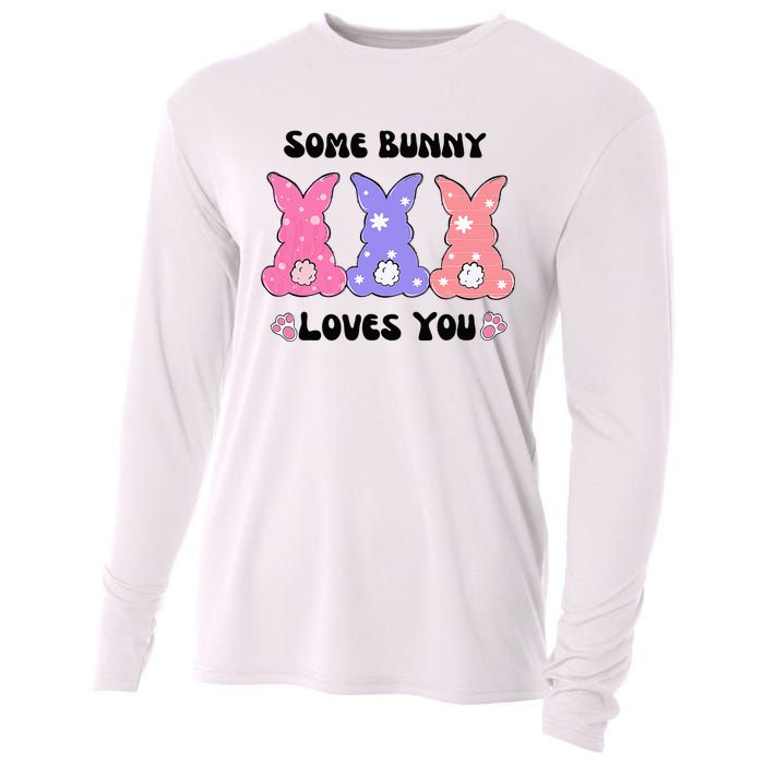 Some Bunny Love You Easter Easter Cooling Performance Long Sleeve Crew