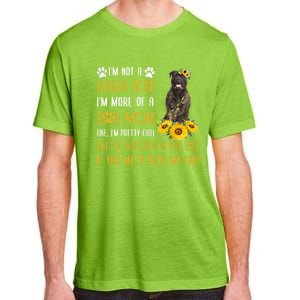 Sunflower Bull Mastiff Mom Mothers Day Dog Mom Gift Adult ChromaSoft Performance T-Shirt