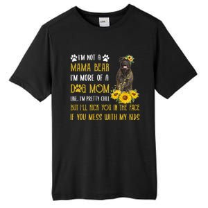 Sunflower Bull Mastiff Mom Mothers Day Dog Mom Gift Tall Fusion ChromaSoft Performance T-Shirt