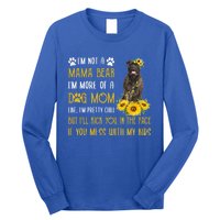 Sunflower Bull Mastiff Mom Mothers Day Dog Mom Gift Long Sleeve Shirt