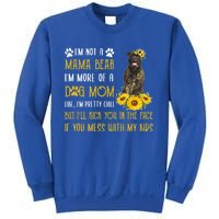 Sunflower Bull Mastiff Mom Mothers Day Dog Mom Gift Sweatshirt