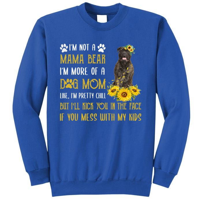 Sunflower Bull Mastiff Mom Mothers Day Dog Mom Gift Sweatshirt