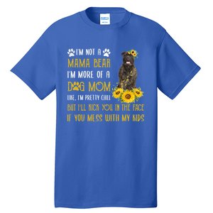 Sunflower Bull Mastiff Mom Mothers Day Dog Mom Gift Tall T-Shirt