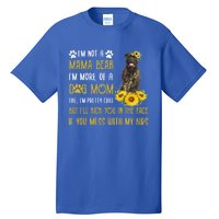 Sunflower Bull Mastiff Mom Mothers Day Dog Mom Gift Tall T-Shirt