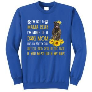 Sunflower Bull Mastiff Mom Mothers Day Dog Mom Gift Tall Sweatshirt