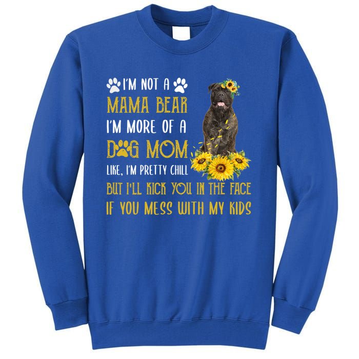 Sunflower Bull Mastiff Mom Mothers Day Dog Mom Gift Tall Sweatshirt