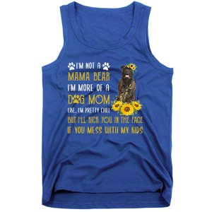 Sunflower Bull Mastiff Mom Mothers Day Dog Mom Gift Tank Top