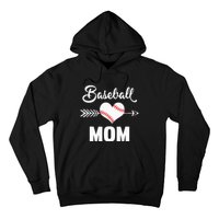 Softball Baseball Mom Leopard Cute  Mothers Day Hoodie