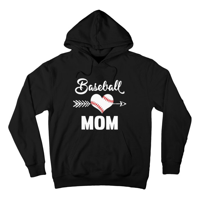 Softball Baseball Mom Leopard Cute  Mothers Day Hoodie