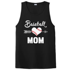 Softball Baseball Mom Leopard Cute  Mothers Day PosiCharge Competitor Tank