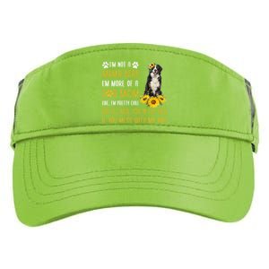 Sunflower Bernese Mountain Mom Mothers Day Dog Mom Cool Gift Adult Drive Performance Visor