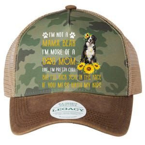 Sunflower Bernese Mountain Mom Mothers Day Dog Mom Cool Gift Legacy Tie Dye Trucker Hat