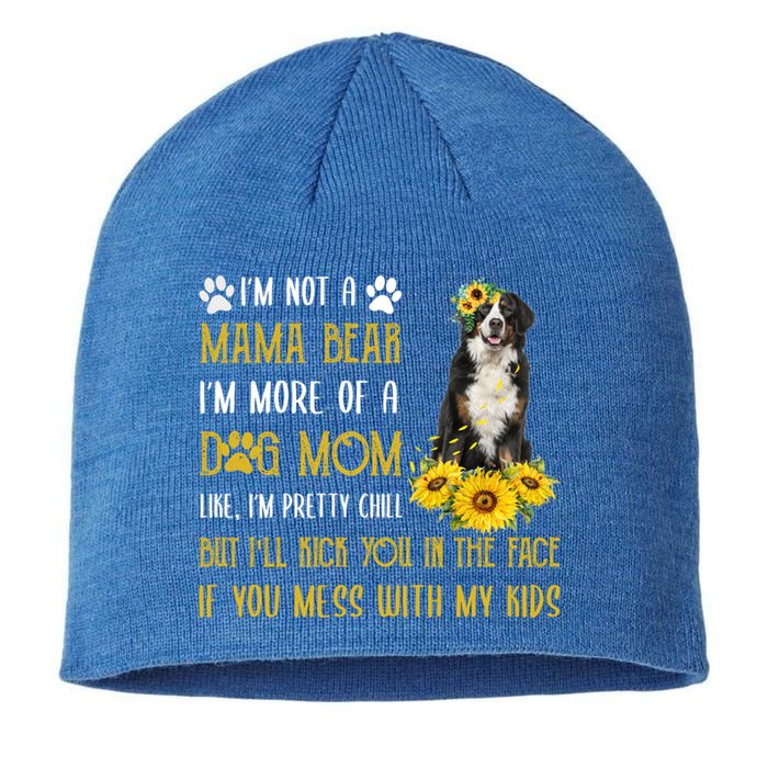 Sunflower Bernese Mountain Mom Mothers Day Dog Mom Cool Gift Sustainable Beanie