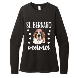 St Bernard Mama Saint Bernard Dog Owner St Bernard Mom Gift Womens CVC Long Sleeve Shirt