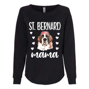 St Bernard Mama Saint Bernard Dog Owner St Bernard Mom Gift Womens California Wash Sweatshirt