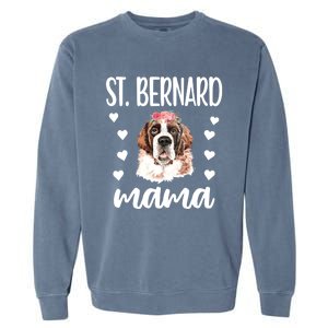 St Bernard Mama Saint Bernard Dog Owner St Bernard Mom Gift Garment-Dyed Sweatshirt