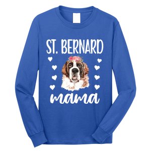 St Bernard Mama Saint Bernard Dog Owner St Bernard Mom Gift Long Sleeve Shirt