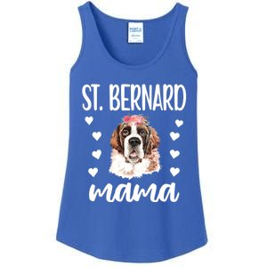 St Bernard Mama Saint Bernard Dog Owner St Bernard Mom Gift Ladies Essential Tank