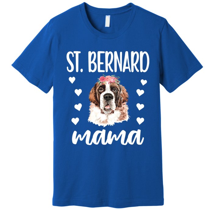 St Bernard Mama Saint Bernard Dog Owner St Bernard Mom Gift Premium T-Shirt