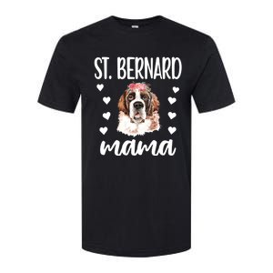 St Bernard Mama Saint Bernard Dog Owner St Bernard Mom Gift Softstyle CVC T-Shirt