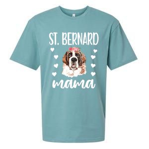 St Bernard Mama Saint Bernard Dog Owner St Bernard Mom Gift Sueded Cloud Jersey T-Shirt