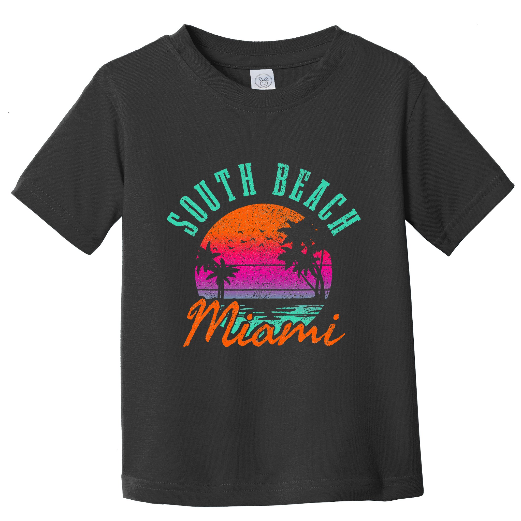 South Beach Miami Retro Florida Usa Souvenir Toddler T-Shirt