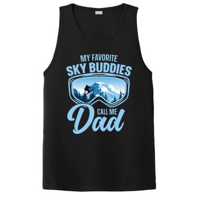 Skiing Buddies My Favorite Ski Buddies Call Me Dad Meaningful Gift PosiCharge Competitor Tank