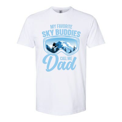 Skiing Buddies My Favorite Ski Buddies Call Me Dad Meaningful Gift Softstyle® CVC T-Shirt