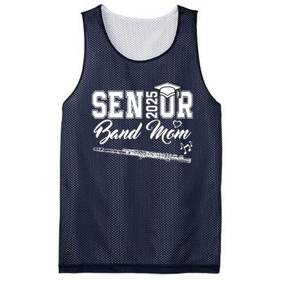 Senior Band Mom 2025 Marching Band Class Of 2025 Flute Mesh Reversible Basketball Jersey Tank