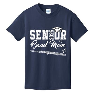 Senior Band Mom 2025 Marching Band Class Of 2025 Flute Kids T-Shirt