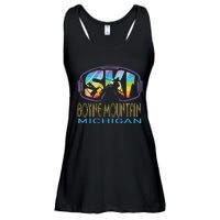 Ski Boyne Mountain Michigan Skiing Vacation Ladies Essential Flowy Tank