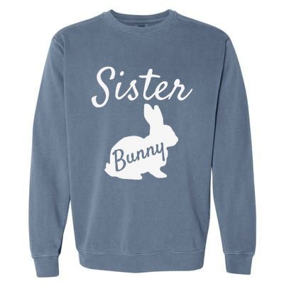 Sister Bunny Matching Family Easters Pajamas Garment-Dyed Sweatshirt