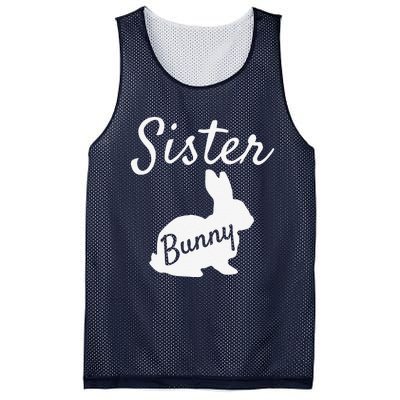 Sister Bunny Matching Family Easters Pajamas Mesh Reversible Basketball Jersey Tank