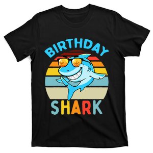 Shark Birthday Matching Family T-Shirt