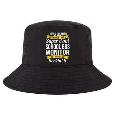 School Bus Monitor T Funny Cool Comfort Performance Bucket Hat