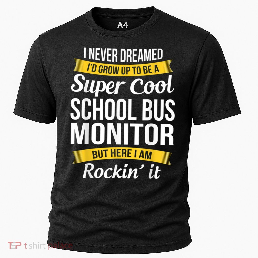School Bus Monitor T Funny Performance Shirt