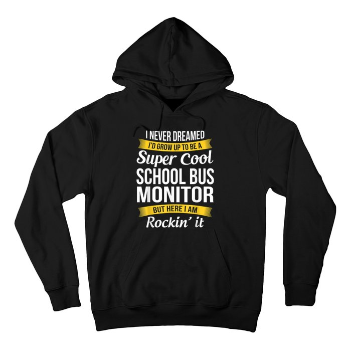 School Bus Monitor T Funny Hoodie