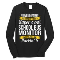 School Bus Monitor T Funny Long Sleeve Shirt