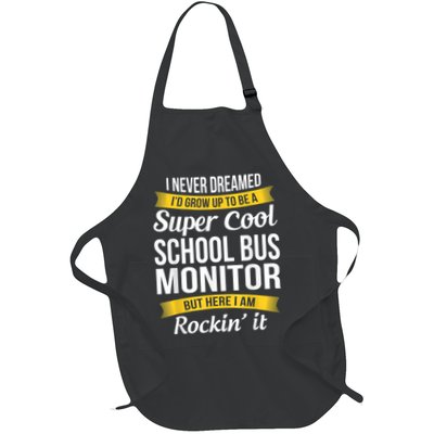 School Bus Monitor T Funny Apron