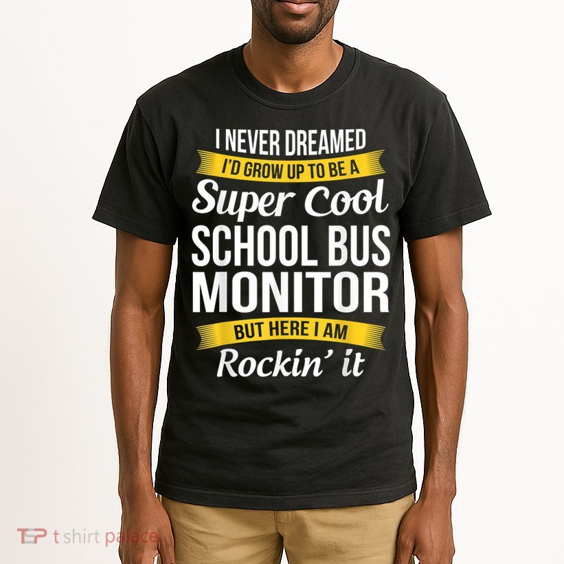 School Bus Monitor T Funny Tall T-Shirt