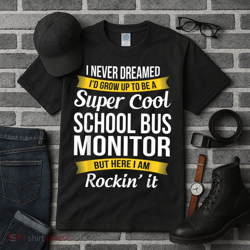 School Bus Monitor T Funny Tall T-Shirt
