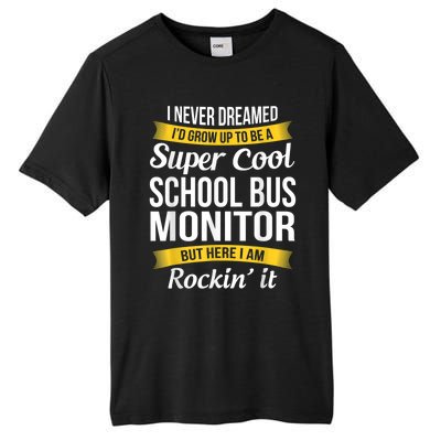 School Bus Monitor T Funny Tall Fusion ChromaSoft Performance T-Shirt