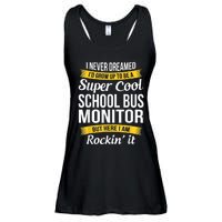 School Bus Monitor T Funny Ladies Essential Flowy Tank