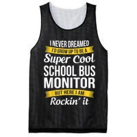 School Bus Monitor T Funny Mesh Reversible Basketball Jersey Tank