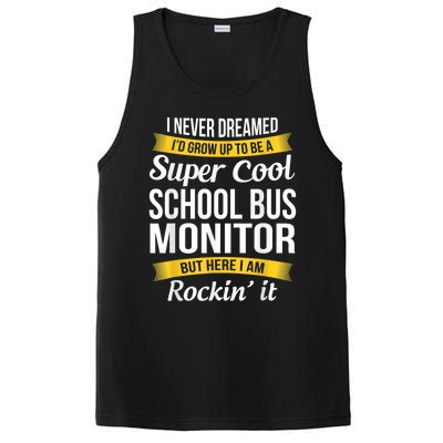 School Bus Monitor T Funny PosiCharge Competitor Tank